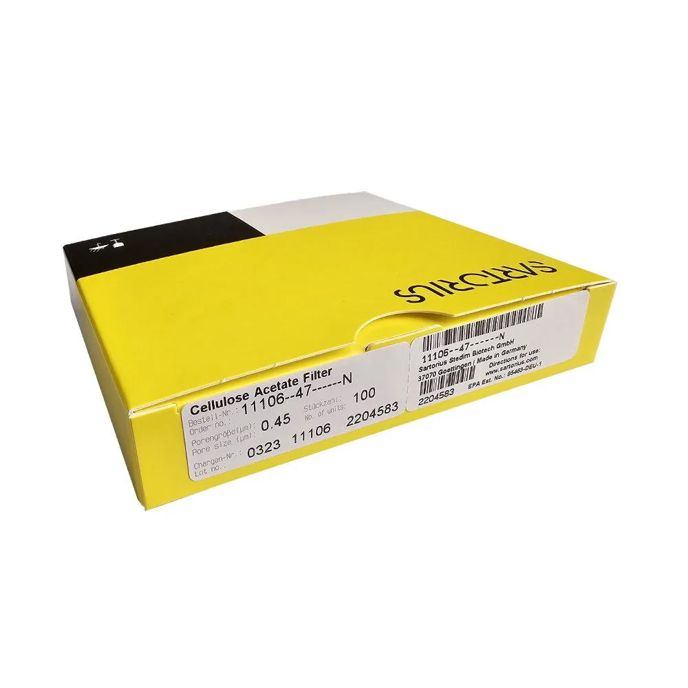 فیلتر سلولز استات ساتریوس 0.45، 47 میلیمتر