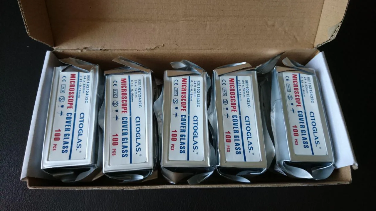 لامل میکروسکوپ سایتوگلس 24x32 بسته 1000 عددی