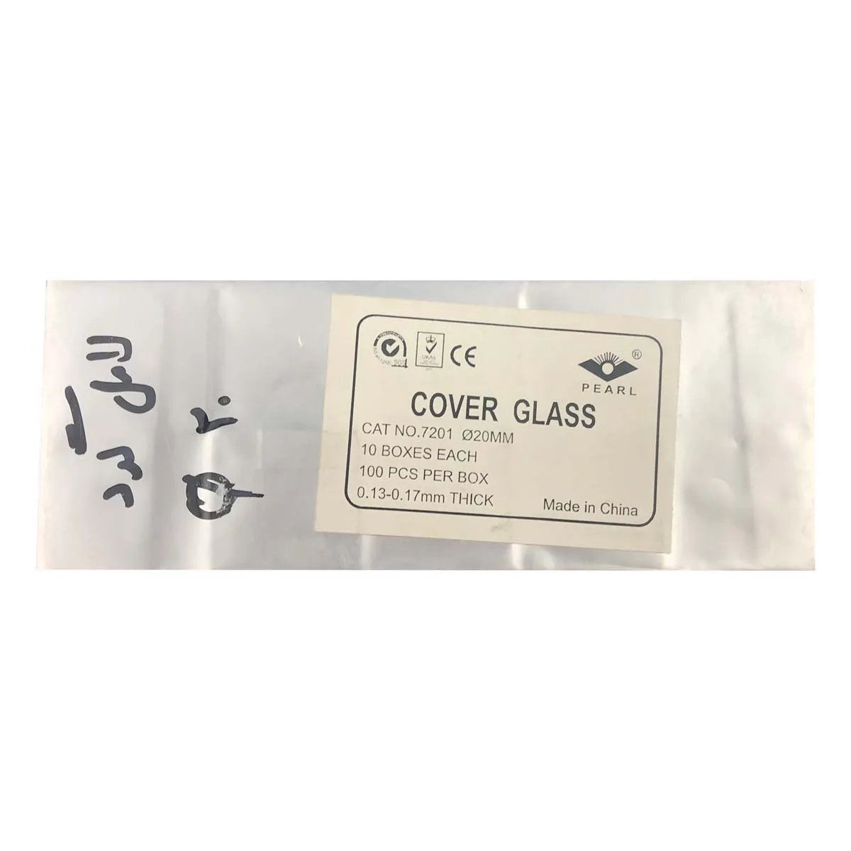 Circular Round Microscope Slide Coverslip Cover Glass Diameter 20mm لامل گرد میکروسکوپ قطر 20 سانت پرل 100 عددی