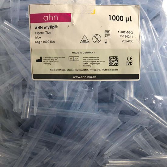 نوک سمپلر آبی 1000 لاندا ahn-bio آلمان مدل PCR