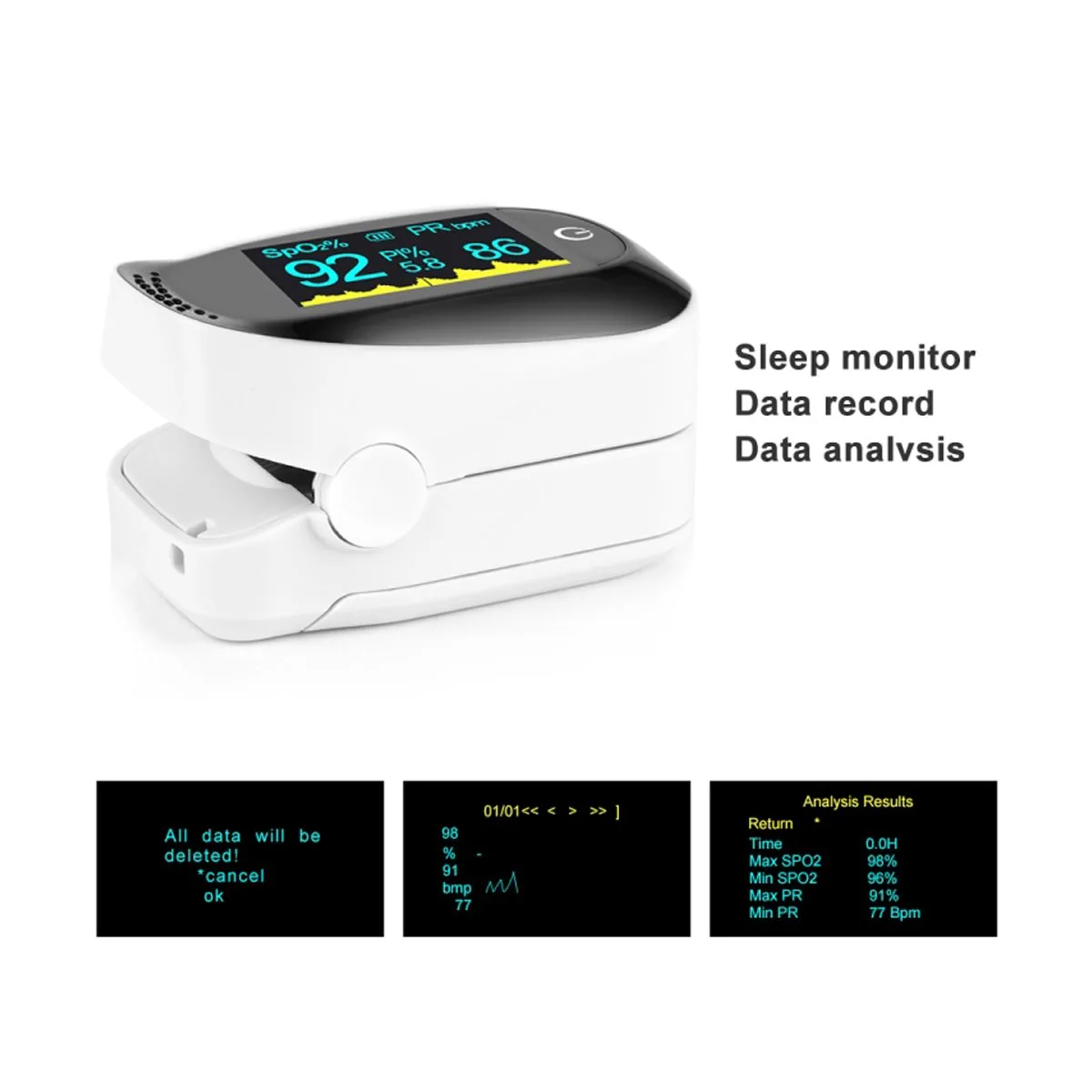 دستگاه پالس اکسی متر (اکسیژن سنج) مدل A2