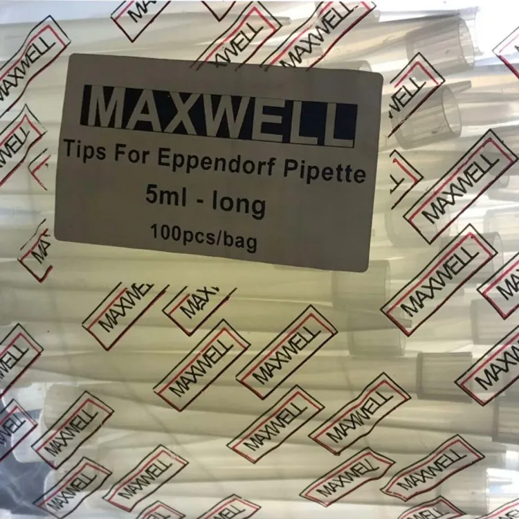 نوک سر سمپلر 5 سی سی (5000 لاندا) مکسول 100 عددی