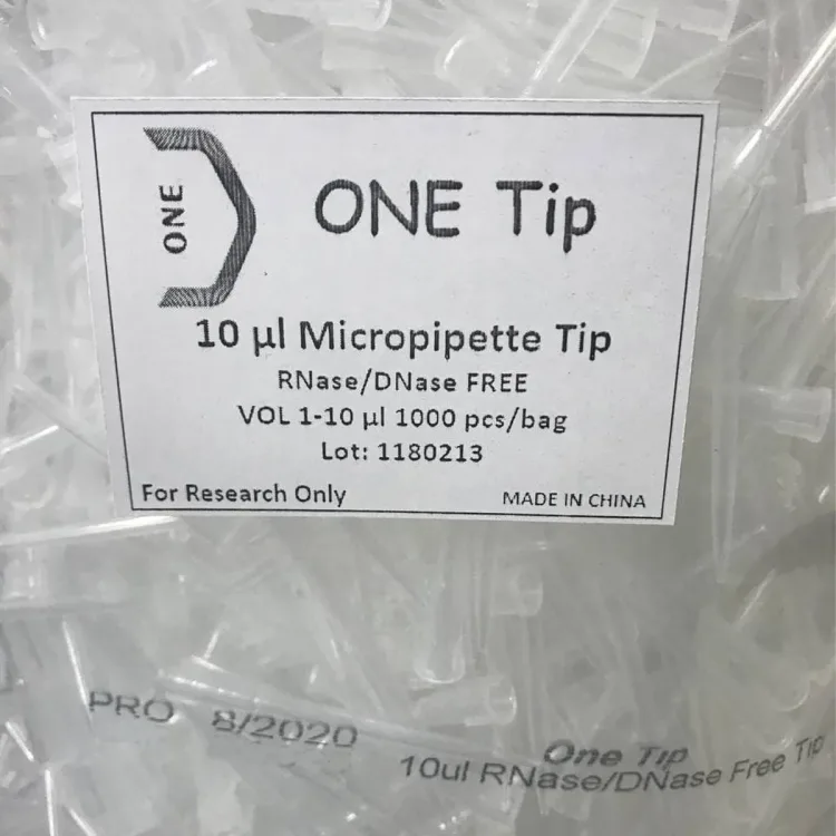 سرسمپلر RNase DNase Free کریستالی 10 لاندا برند بیوویان مدل وان تیپ