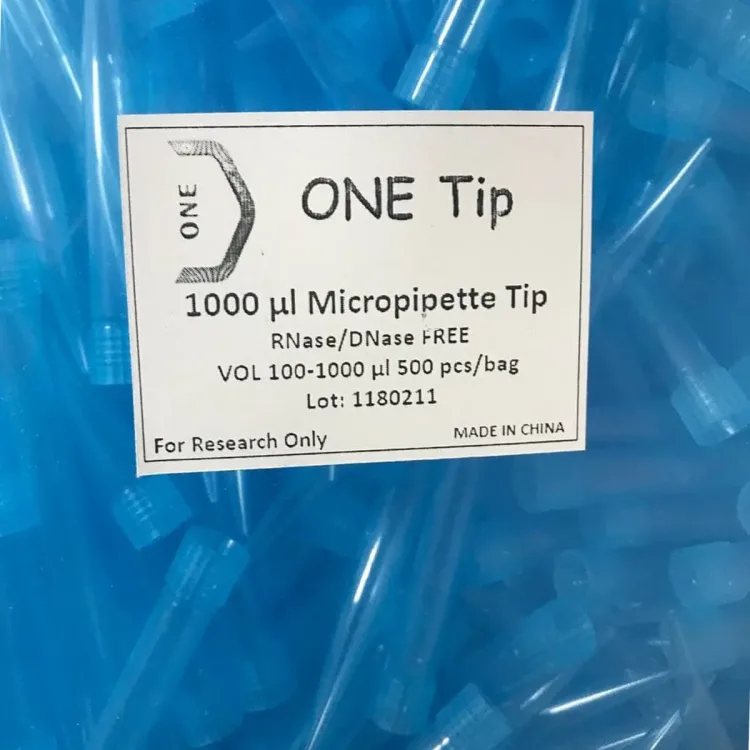 سرسمپلر RNase DNase Free آبی 1000 لاندا برند بیوویان مدل وان تیپ