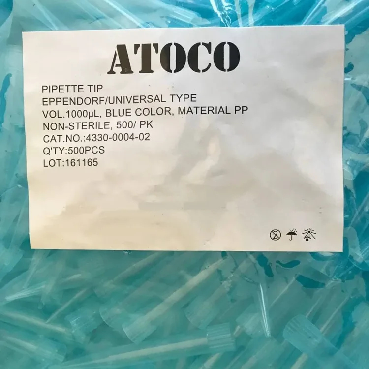 نوک سمپلر آبی 1000 لاندا  اپندورفی برند سایتوتست بسته 500 عددی