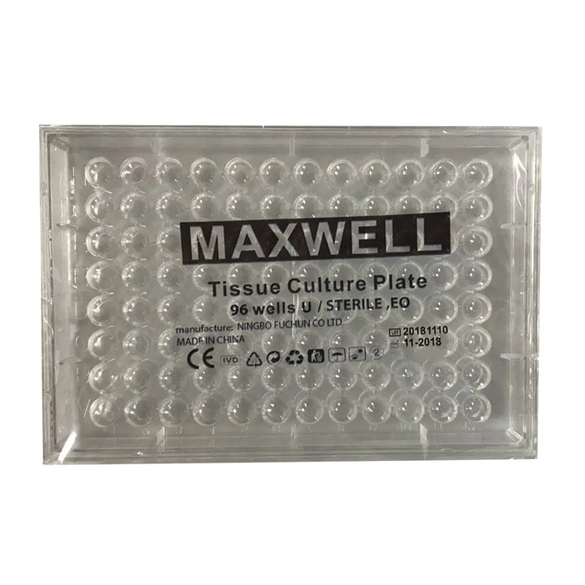 میکروپلیت الایزا استریل 96 خانه ته گرد (U شکل) برند مکسول