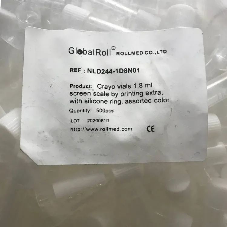 کرایو ویال 1.8 سی سی گلوبال رول  بسته 500 عددی