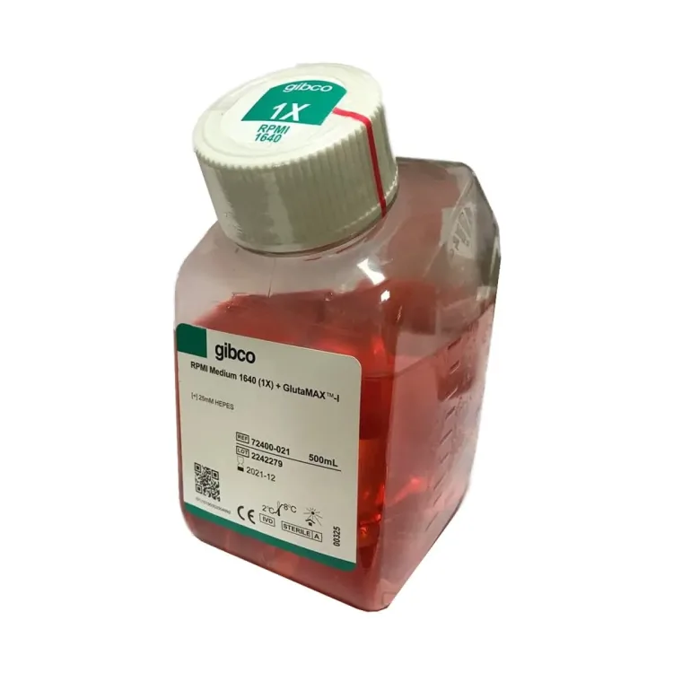 محیط کشت  RPMI 1640 Medium, GlutaMAX  برند جیبکو حجم 1 لیتر
