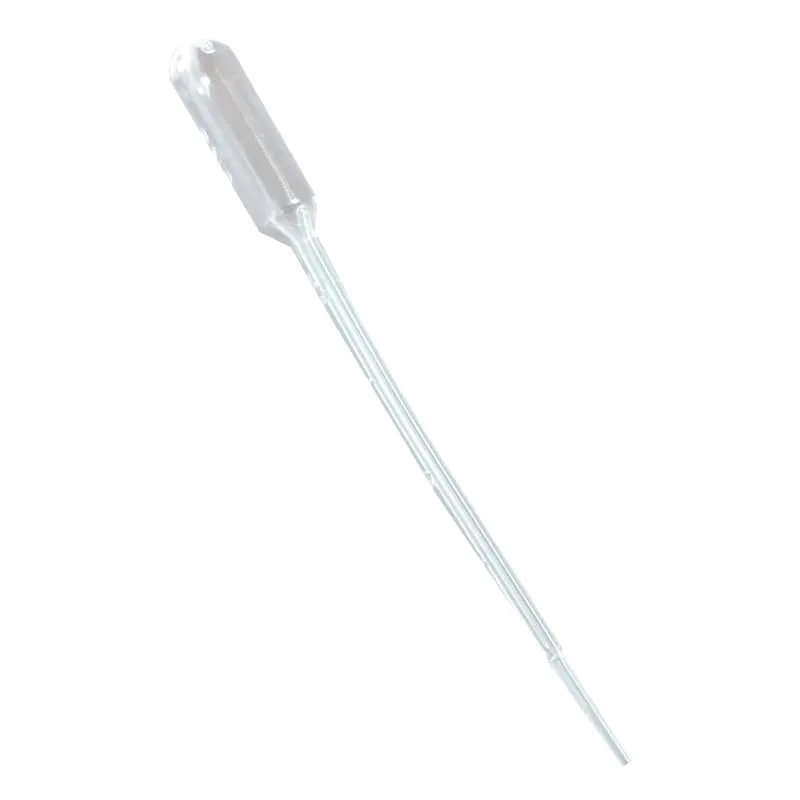 Pateur Pipette 1 ml پیپت پاستور پلاستیکی مدرج غیر استریل حجم 1 سی سی