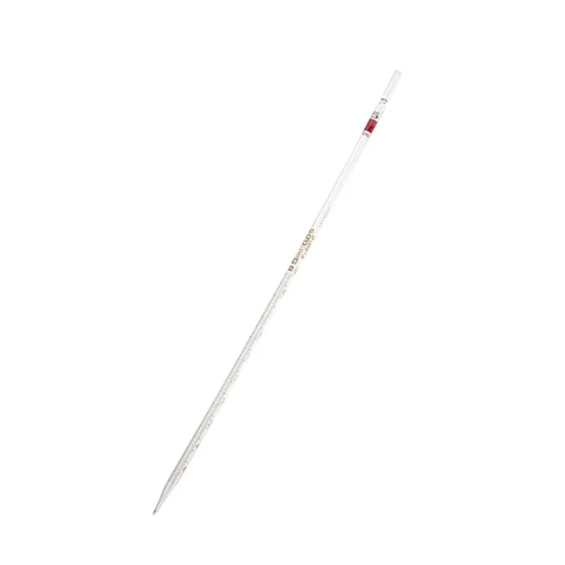 پیپت شیشه ای مدرج حجم 5 سی سی