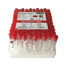 لوله لخته (سرم) ژلدار غیر وکیوم حجم 5ml برند اکسپی لب