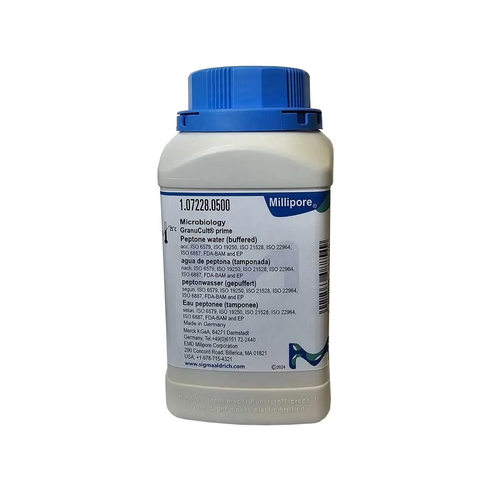پپتون واتر بافر حجم 500 گرمی مرک