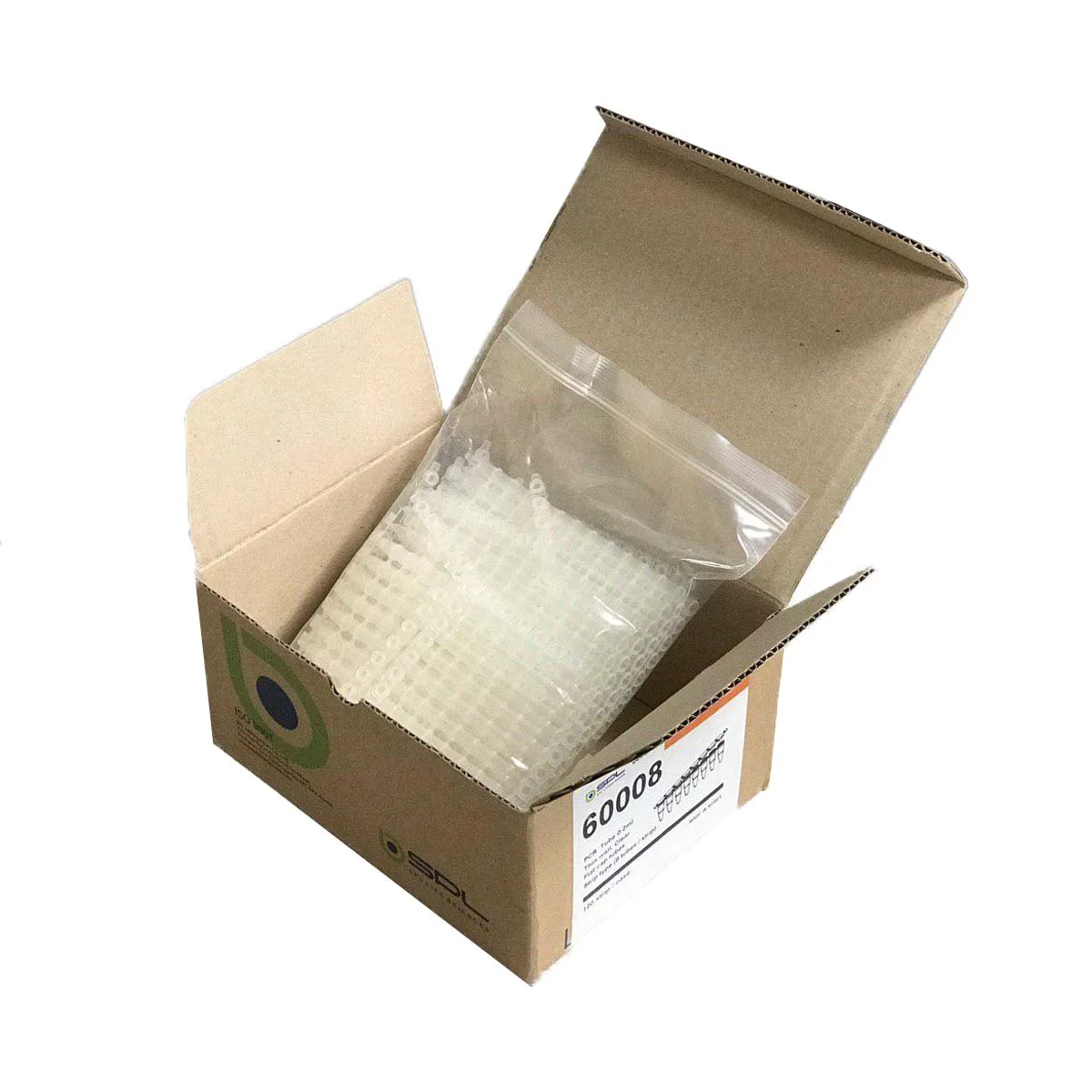 میکروتیوب 0.2 سی سی استریپ 8 تایی PCR تخت برند SPL