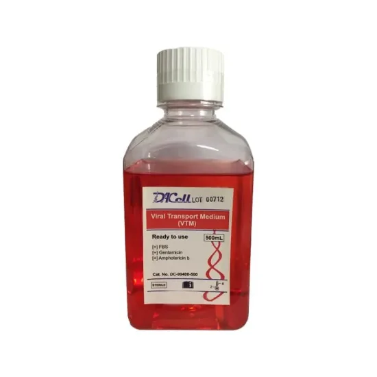 Viral Transportn Medium DAColl 500 ml محيط كشت VTM ترانسپورت حجم 500 سي سي