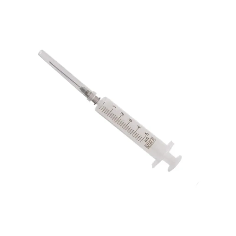 سرنگ 5 سی سی دو قطعه ای شفا 