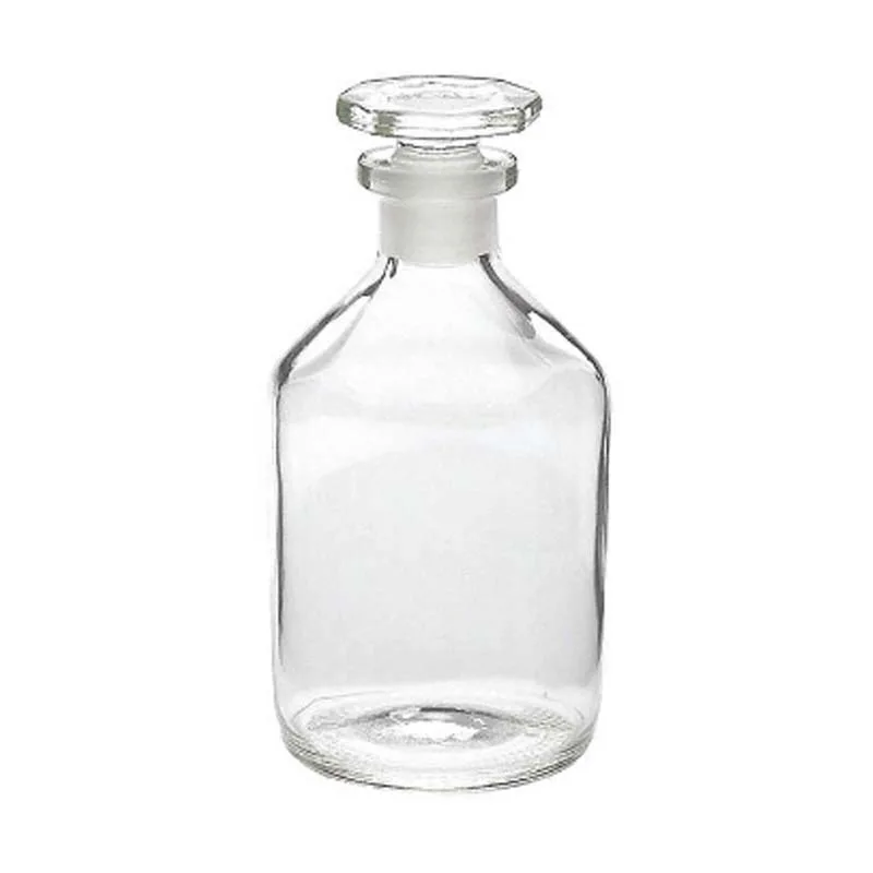 White powder glass volume 125cc شیشه پودری شفاف (سفید) حجم 125 سی سی