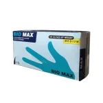 دستکش کم پودر لاتکس بایومکس سایز مدیوم 100 عددی
