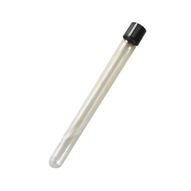 لوله آزمایش شیشه ای درب دار 160*16 