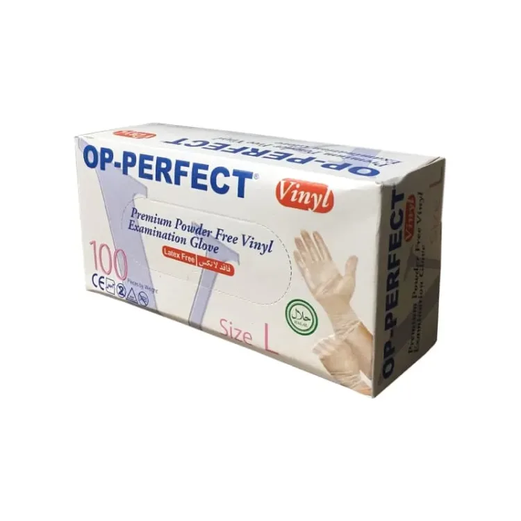 دستکش وینیل اپی پرفکت vinyl OP-perfect (حریر) لارج L