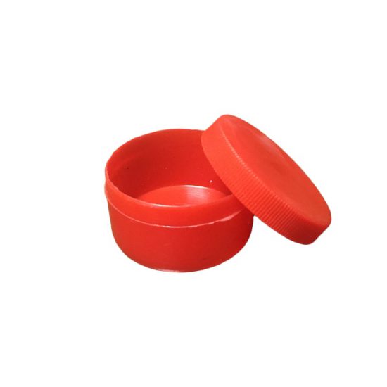 ظرف استول درب پیچی پلاستیکی قرمز