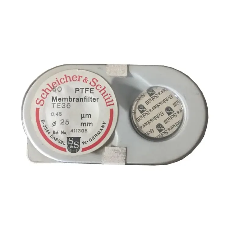 فیلتر ممبران PTFE اس اند اس 0.45 قطر 25mm برند Schleicher & Schull