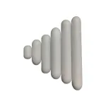 Teflon laboratory magnet 7 cm