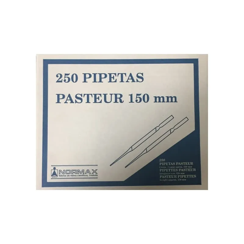 پیپت پاستور شیشه ای کوتاه 150mm نورمکس