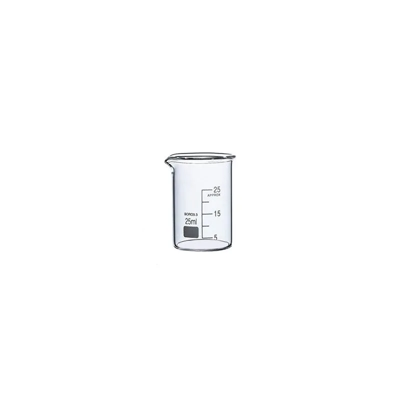 25ml Glass Measuring Beaker بشر 25 سی سی آلمانی