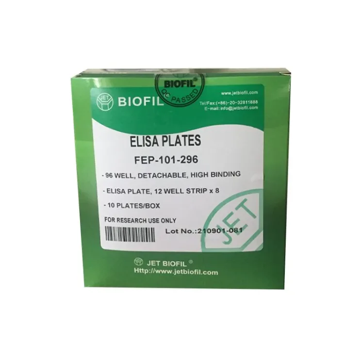 میکروپلیت الایزا 96 خانه 8 استریپی استریل برند جت بایوفیل