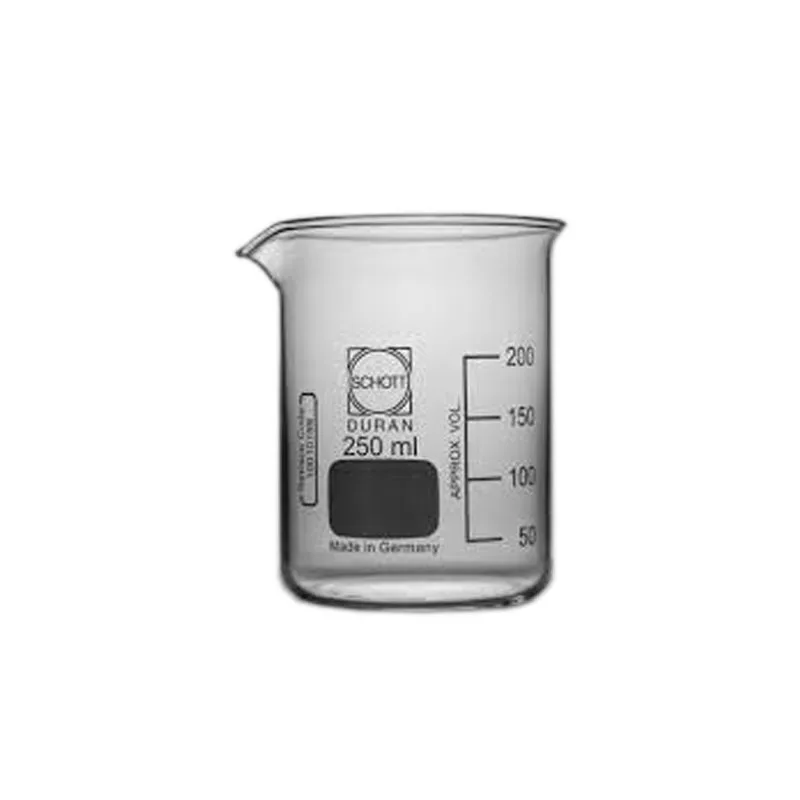 Schott Duran 250ml Glass Measuring Beaker بشر 250 سی سی شات