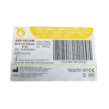 لوله لخته ژلدار حجم 6 سی سی غیر وکیوم برند Xinle