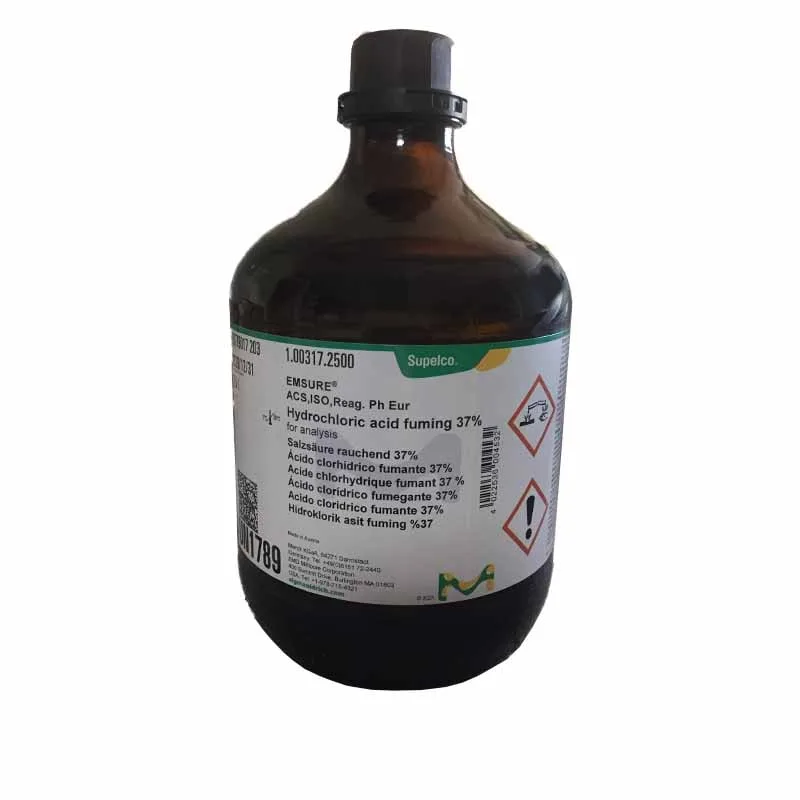 هیدروکلریک اسید 37% کد 100317 مرک حجم 2.5 لیتر