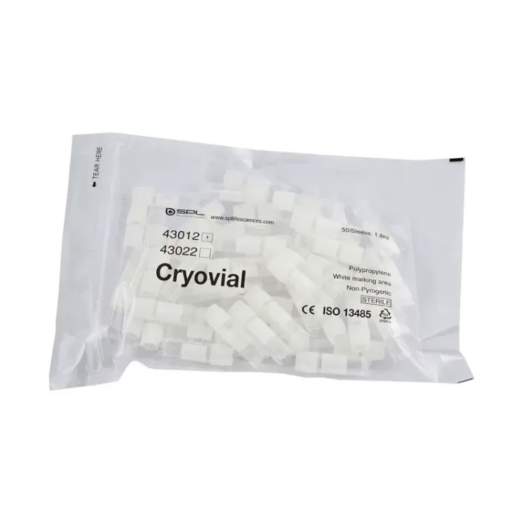 کرایوویال اکسترنال SPL حجم 1.8 بسته 50عددی PCR