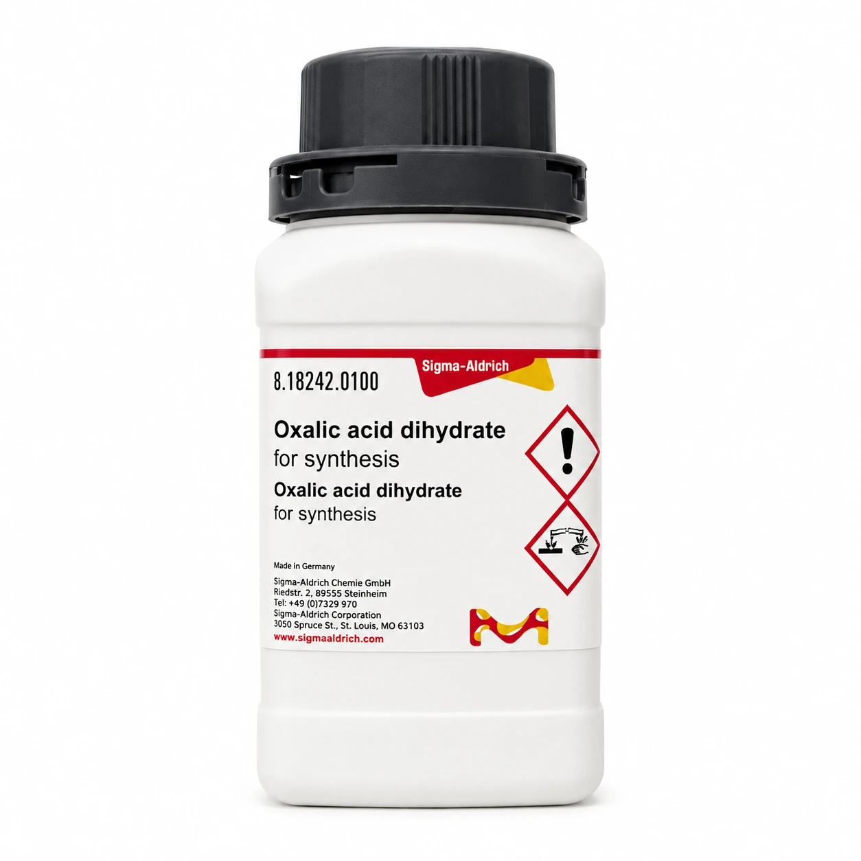 Oxalic Acid Dihydrate Sigm 100 g Code 818242 اسید اگزالیک دی هیدرات سیگما 100 گرم کد 818242