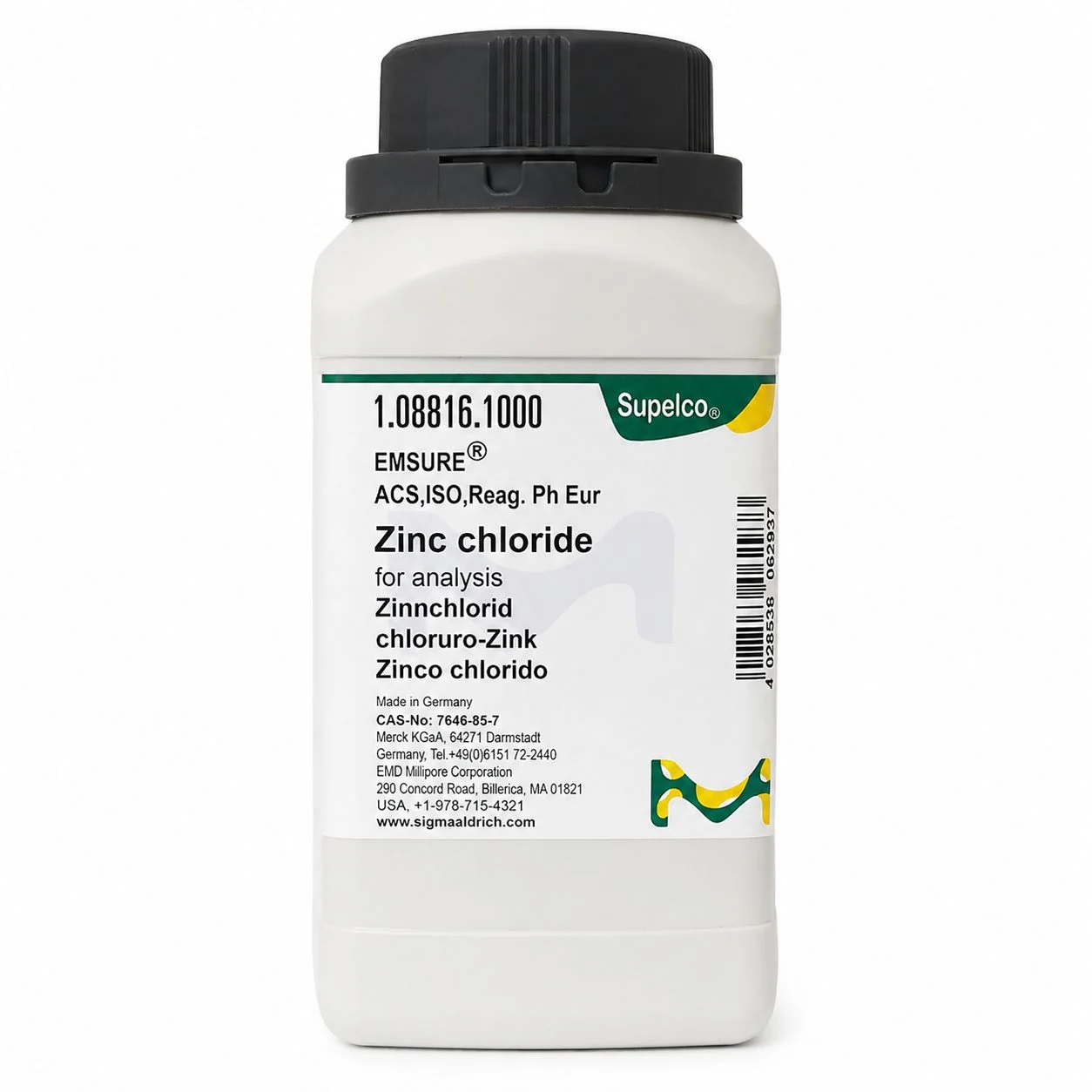 Zinc Chloride Merck EMSURE 1000g Code 108816